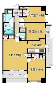 プランヴェール南浦和の間取り画像