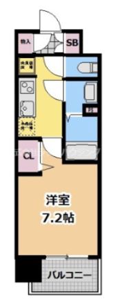 レシオス大阪城北詰の間取り画像