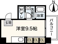 リバティ三篠の間取り画像