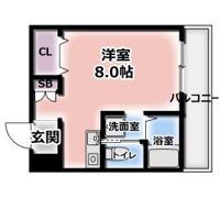 ハイムリバーサイドの間取り画像