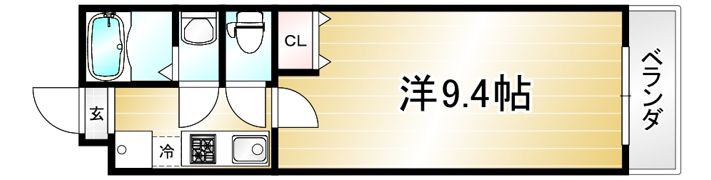 （仮）フラッティ三軒町の間取り画像