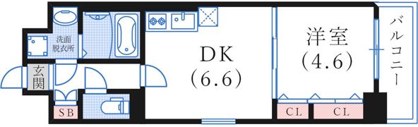 レシオス神戸クラルスの間取り画像