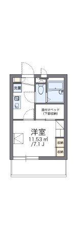レオパレスS Kの間取り画像