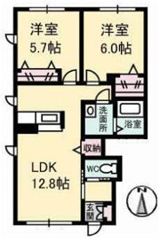 シャーメゾンタウン福山北 C棟の間取り画像