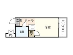 カーサ平野町の間取り画像