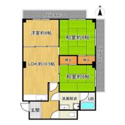 サンワロイヤルマンション2号館の間取り画像