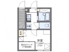レオパレスウエスト上福岡の間取り画像