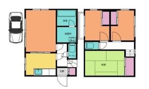 北野二丁目貸家の間取り画像