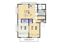 サンビレッジ和光A棟の間取り画像