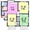 クレスト塚原Bの間取り画像