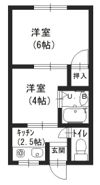 橋本アパートの間取り画像