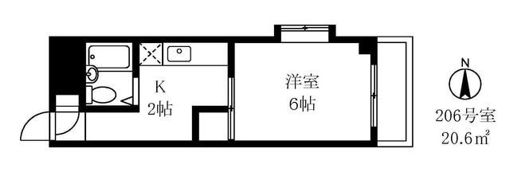 小﨑マンションの間取り画像