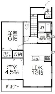 北浦和1丁目アパートの間取り画像
