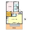 リビングタウン下俣 Bの間取り画像