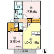 ルピナス関189 A棟の間取り画像