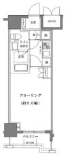 ライジングプレイス南千住の間取り画像