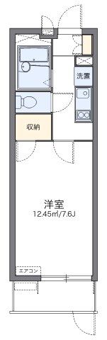 レオパレスドリームハイツ氷室の間取り画像