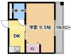 城北・船江マンションの間取り画像