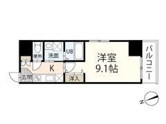 La Vivant 西白島の間取り画像