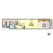 D-ROOM S三百人町の間取り画像