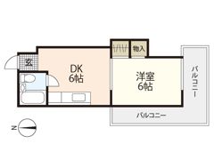 （西原）中田ビルの間取り画像