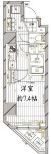 レガリス西日暮里ステーションフロントの間取り画像
