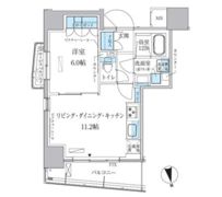 パークアクシス上野松が谷の間取り画像