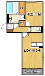 ソレールヴィラII B棟の間取り画像