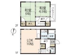 笹口貸家の間取り画像