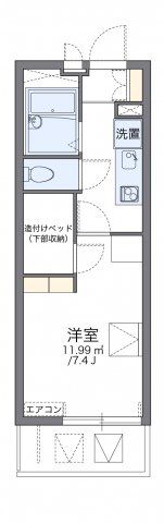 レオパレスSHIBATAⅢの間取り画像