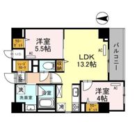 エタニティ江坂の間取り画像