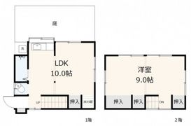 スカイハイツ黄金山B棟の間取り画像