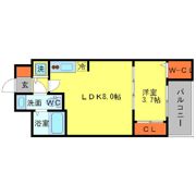 SERENiTE北浜の間取り画像