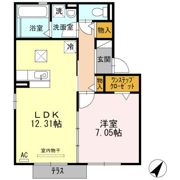 フィオレットA棟の間取り画像