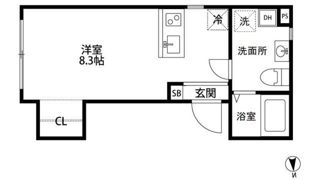 フェルヴォーレ住吉の間取り画像