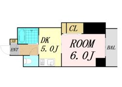 ノルデンハイム天神橋の間取り画像