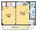 明日香ビル1の間取り画像