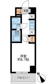 アーデン門前仲町の間取り画像