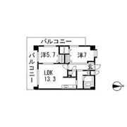 ツインリバーマーレの間取り画像