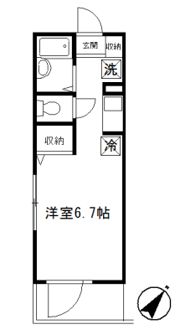 LYNX赤塚新町の間取り画像