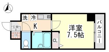 ブロスコート六甲Ⅱの間取り画像