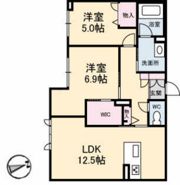 シャーメゾン栗の木の間取り画像