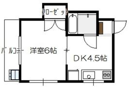 大方マンションの間取り画像