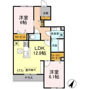 ラピスラズリの間取り画像