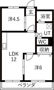 コトブキ第一ビルの間取り画像