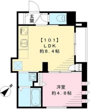 グランビューノ荏原の間取り画像