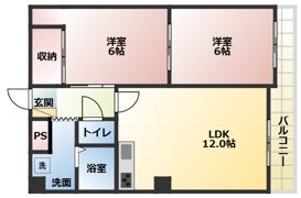 メゾンエイコー瀬田の間取り画像