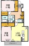 ルピナアサイの間取り画像