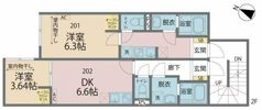 カインドネス南浦和の間取り画像