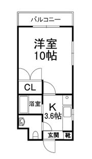 ハーバルフラットの間取り画像